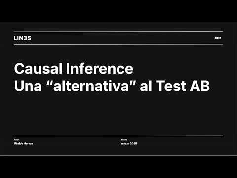 Causal Inference: an AB test alternative (ESP)